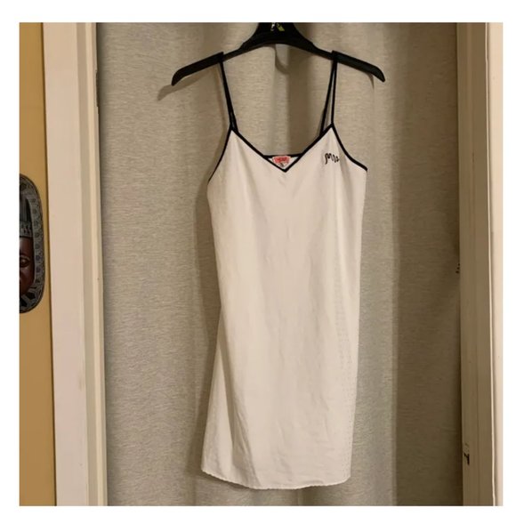 kate spade white bridal wedding Mrs Chemise nightgown pajamas size medium nwot - Picture 5 of 11